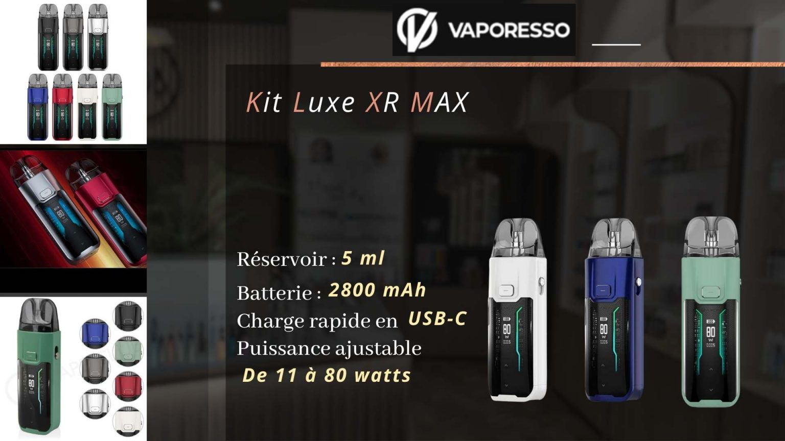 Quai des brumes Kit Luxe XR MAX